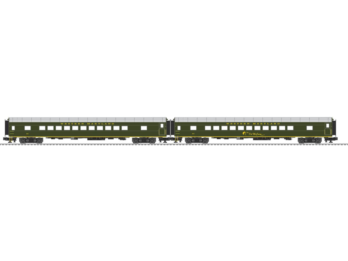 O WM Scenic 21'' Passenger Car 2-Pack A