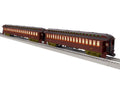 O PRR semi-vestibule wood coach 2 pack