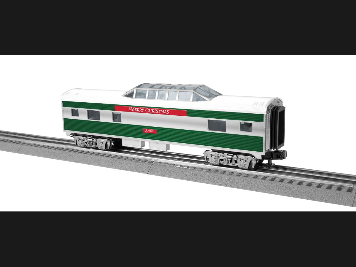 O RTR Christmas Streamlined Vista Dome Coach Spirit