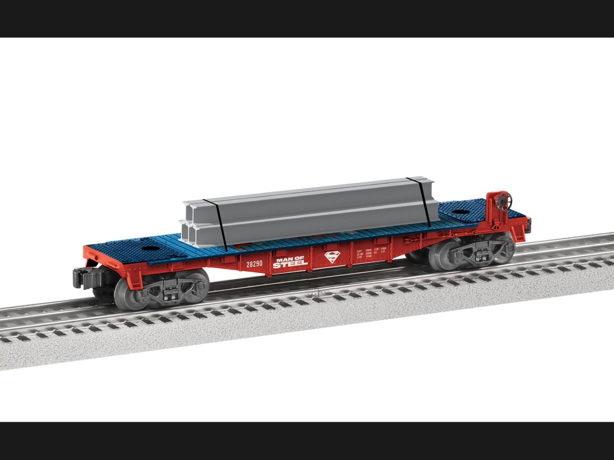 O RTR DC COMICS Superman Man of Steel i-Beam Flatcar
