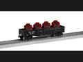 O RTR Lackawanna Gondola with Canister Load #8330
