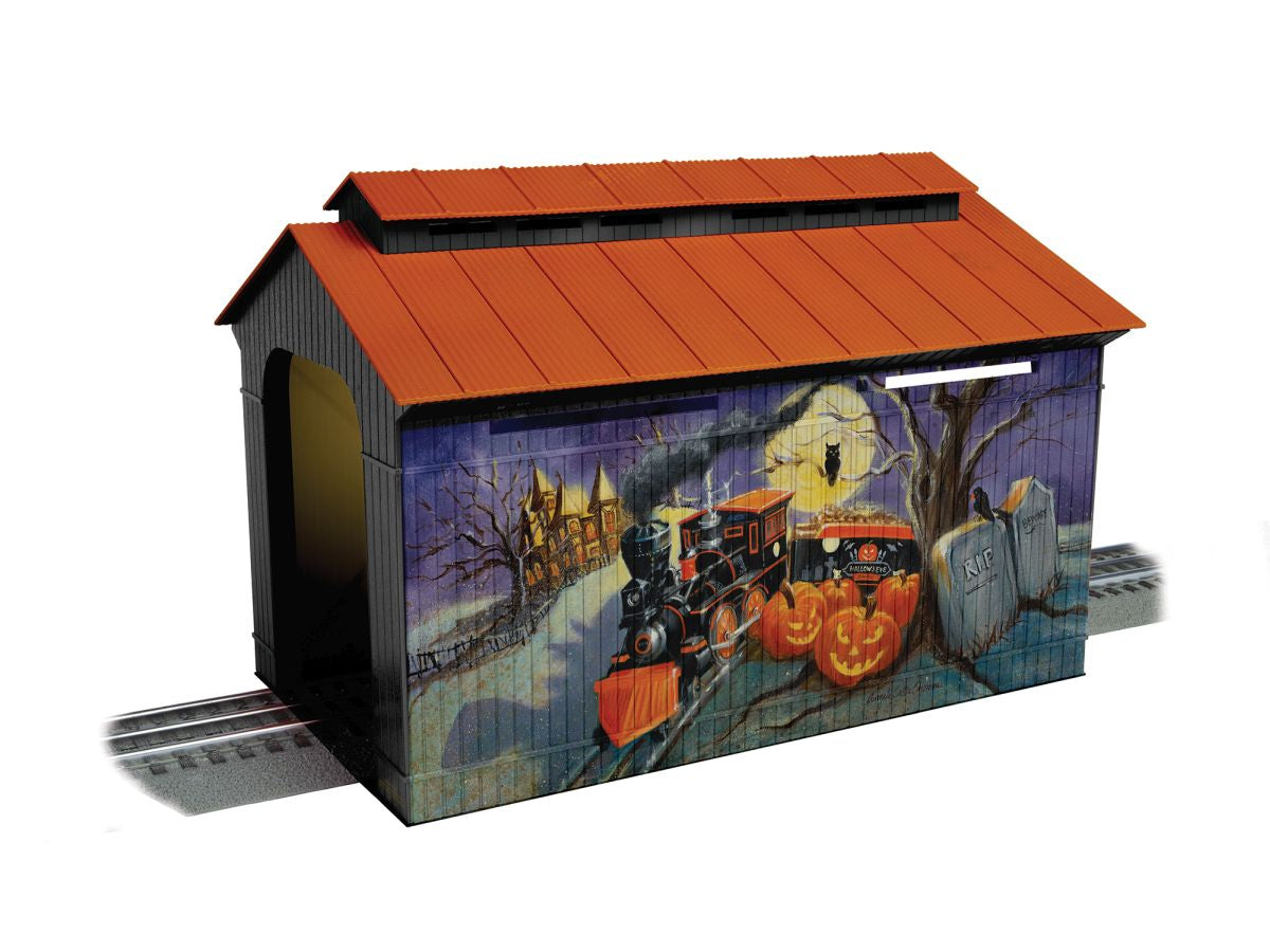 O RTR Angela Trotta Thomas Halloween Covered Bridge