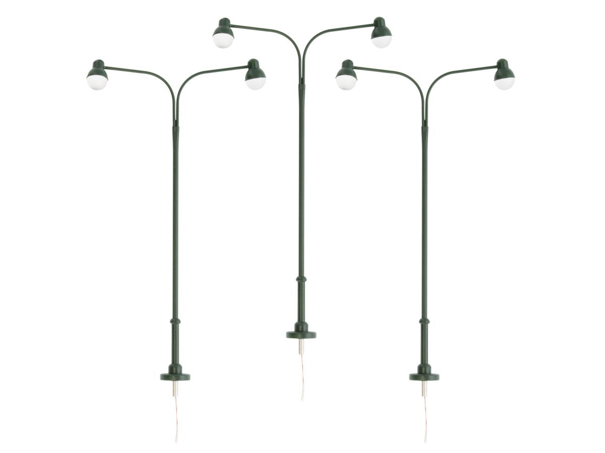 O RTR Double Arm Globe Light 3-Pack