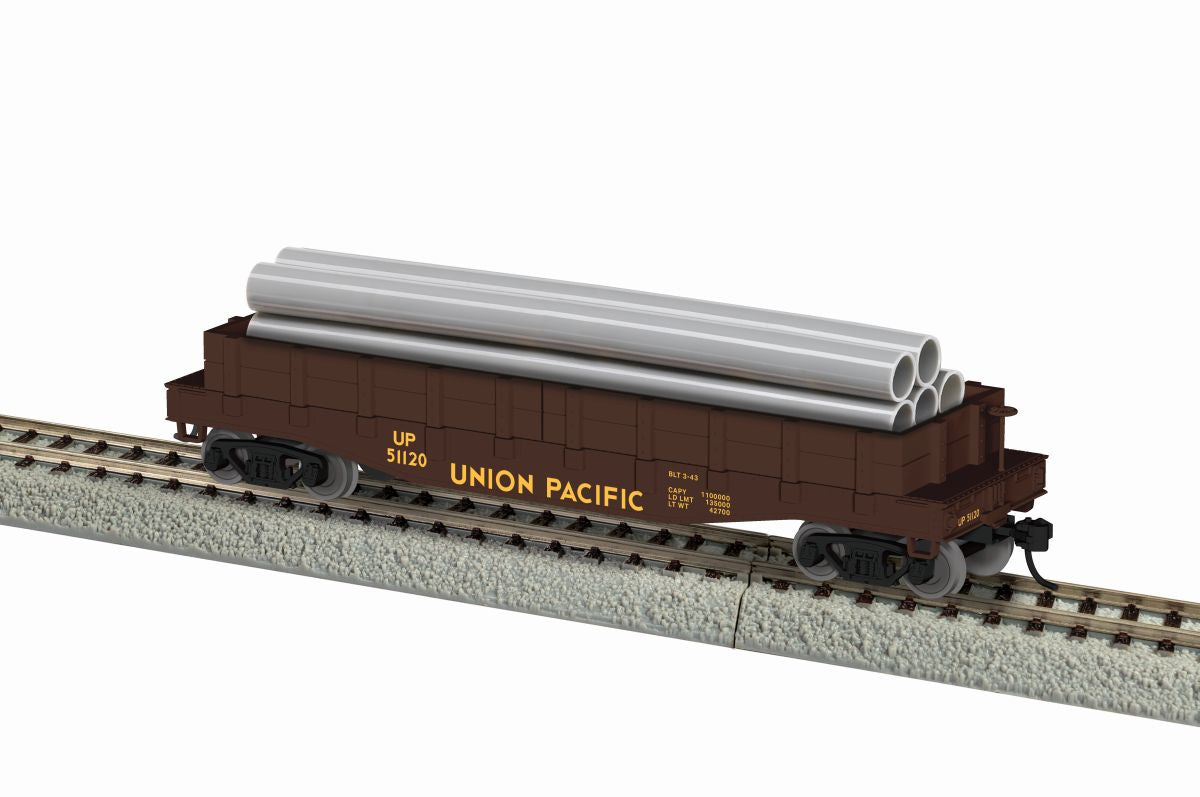 HO RTR Gondola w/Pipe Load UP