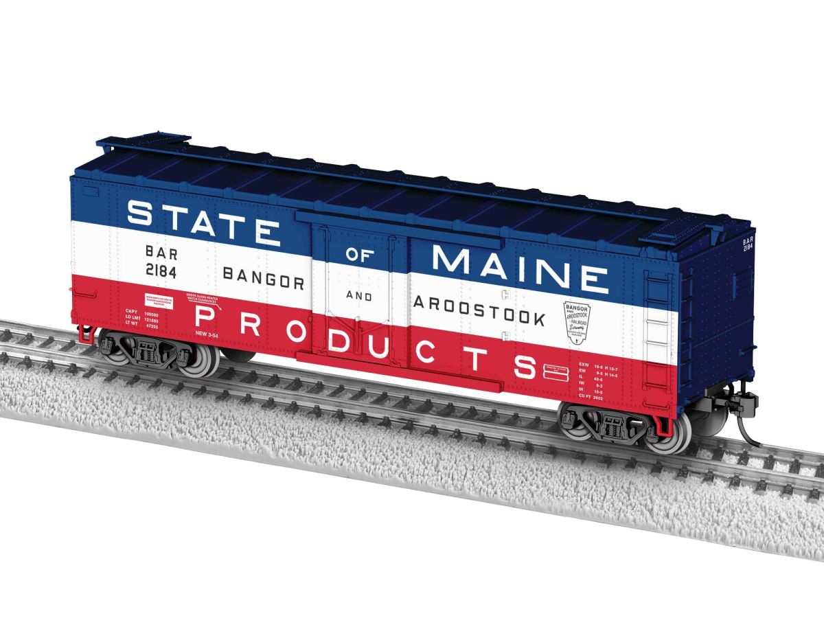 HO RTR State of Maine Boxcar #2184