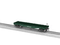 HO RTR Weyerhauser Steel-deck Flatcar