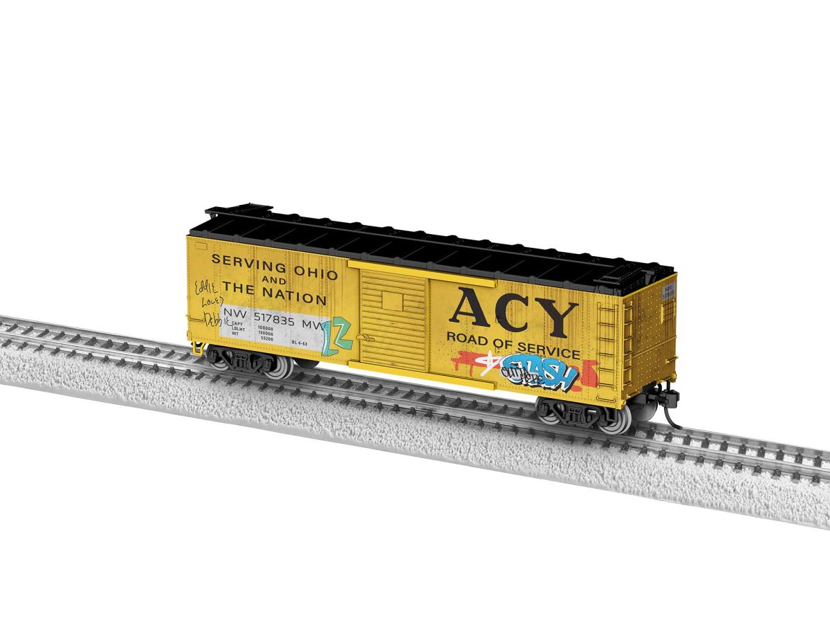 HO RTR Akron  Canton & Youngstown Graffiti Boxcar #517835