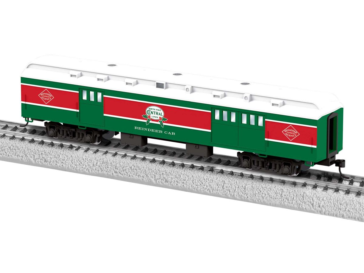 HO RTR North Pole Central Baggage Car