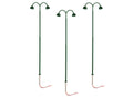 HO RTR Double Arm Lamp - Green 3-Pack