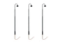 HO RTR Single Arm Lamp - Black 3-Pack