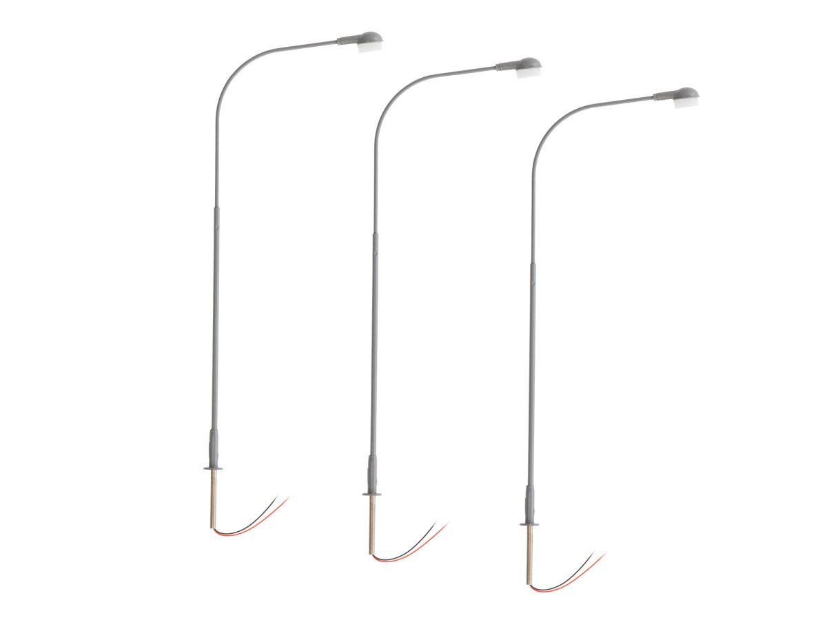 HO RTR Single Lamp - Gray 3-Pack