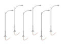 HO RTR Single Lamp Extended Pole - Gray 6-Pack (not shown)