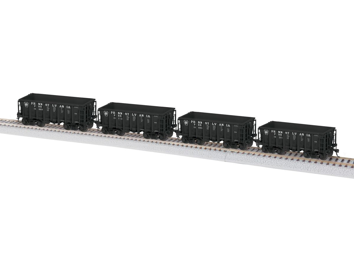 HO Ore Car PRR G38 (as built) 4 pack 3 #'s: 15251 15590 1571