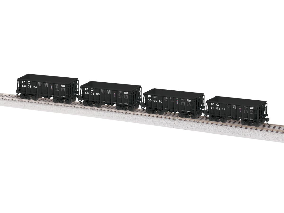 HO Ore Car PC (A) G38B 4 pack 1 #'s: 500358 500597 500603 5