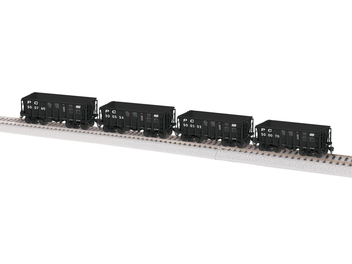 HO Ore Car PC (A) G38B 4 pack 2 #'s: 500070 500302 500554 5