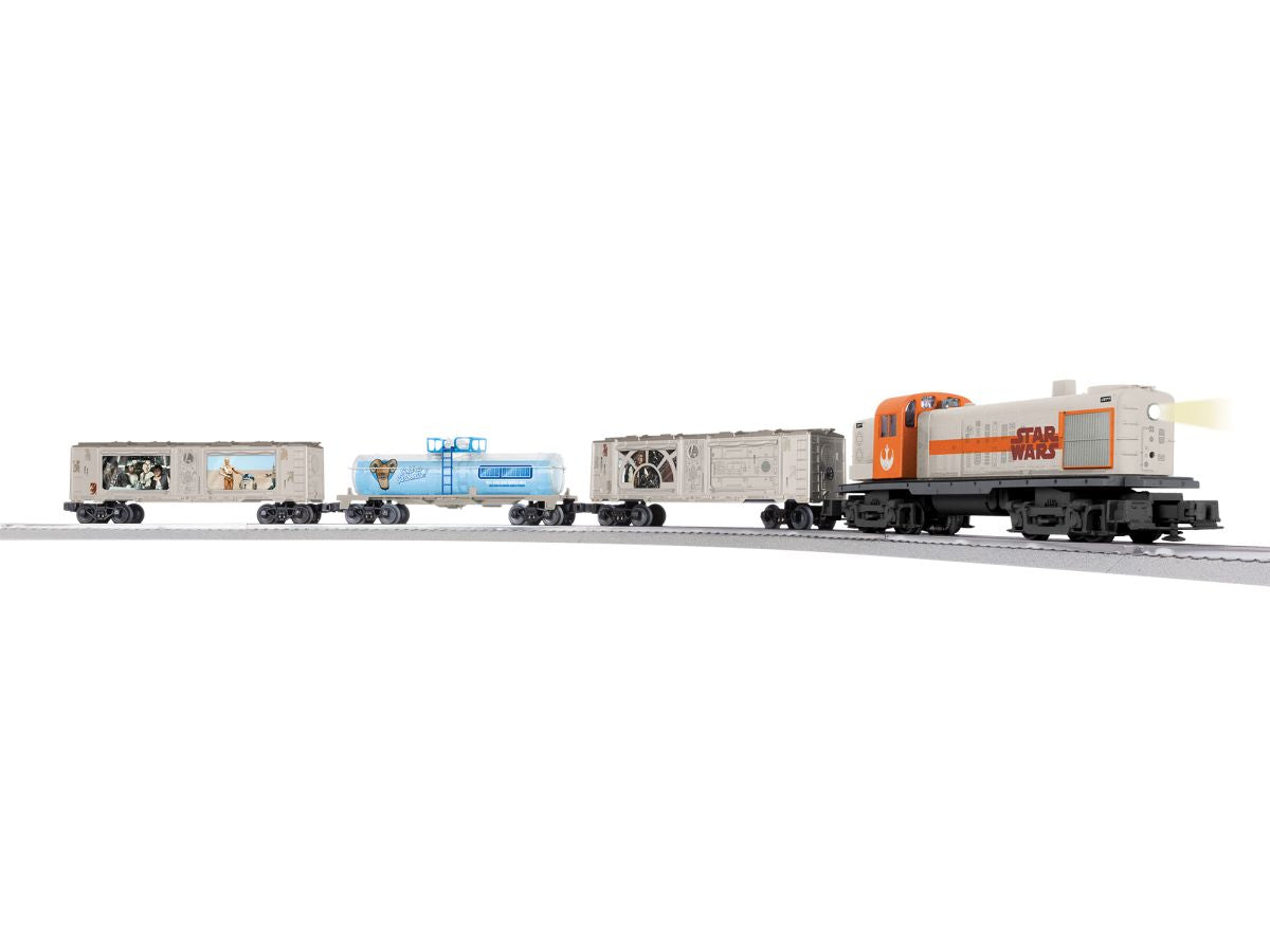 O RTR STAR WARS Rebel RS-3 LionChief Freight Set