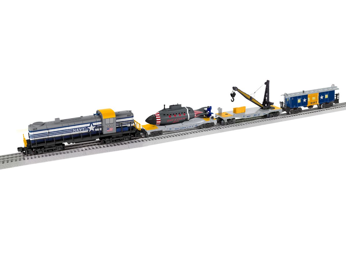 O RTR Navy LionChief Freight Set