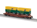O CNW TOFC w/2 trailers #44017
