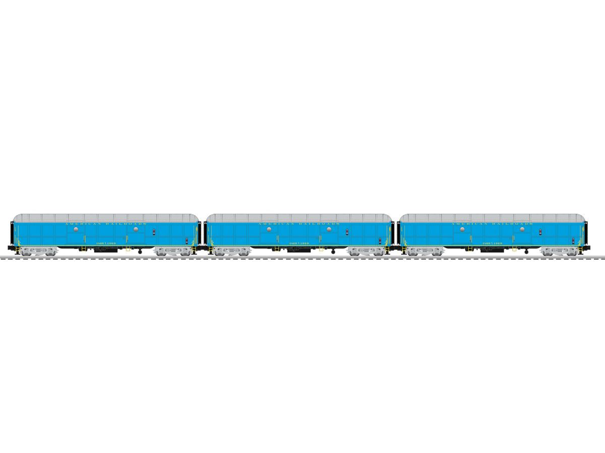 O American Railroads B60 Baggage Car 3 Pack