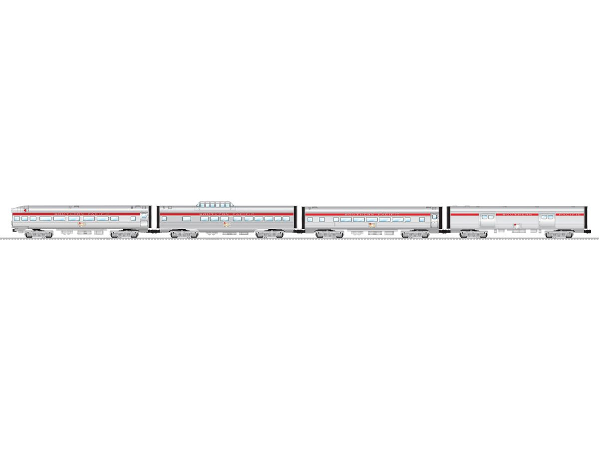 O RTR SP 15'' Aluminum Passenger Car 4 Pack
