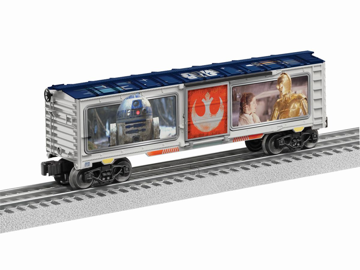 O RTR STAR WARS Character Boxcar - R2D2 & C3PO