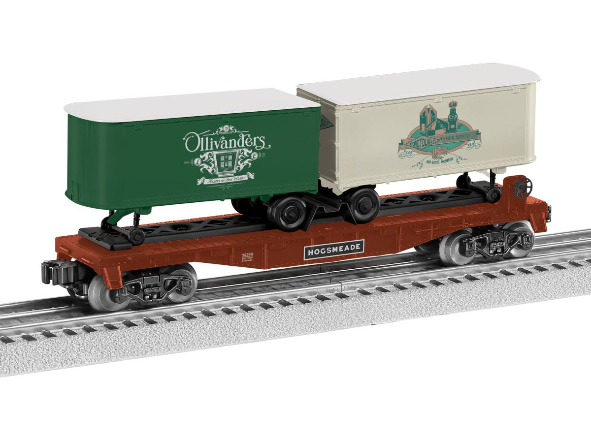 O RTR Harry Potter Hogsmeade Flatcar with Piggyback Trailer