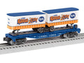 O RTR Lionel Kiddie City Flatcar with Piggyback Trailers