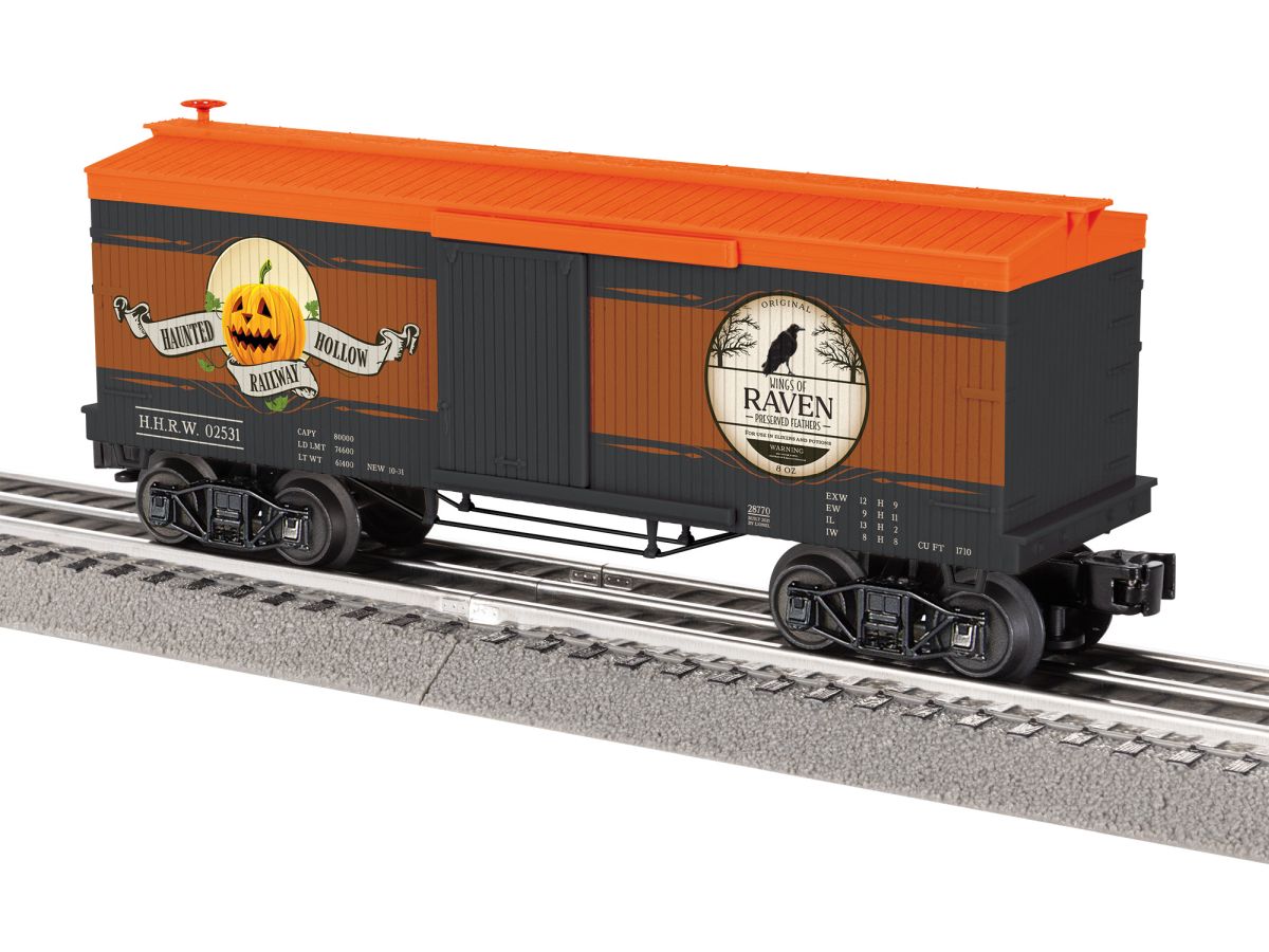 O RTR Haunted Hollow Wings Of Raven Boxcar #02531