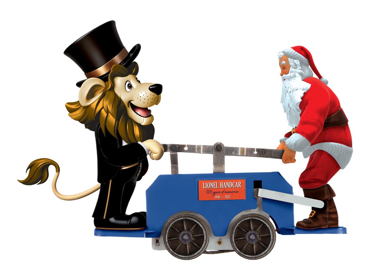 O RTR Lenny/Santa Handcar - Blue