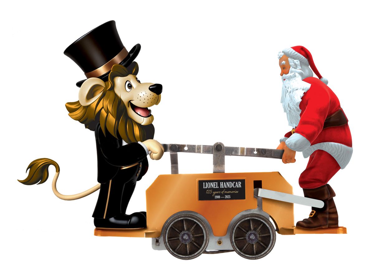 O RTR Lenny/Santa Handcar - Bronze