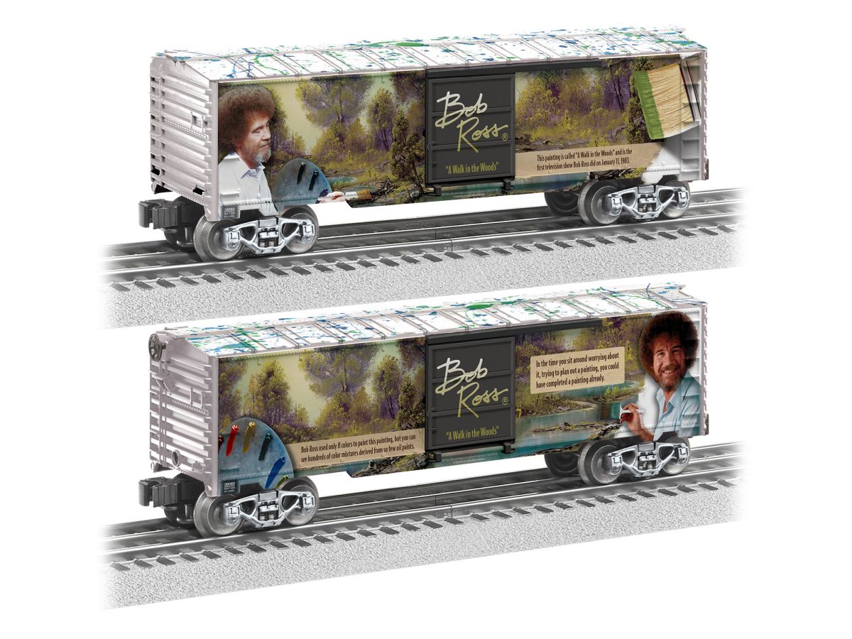 O RTR Bob Ross ''A Walk in the Woods'' boxcar