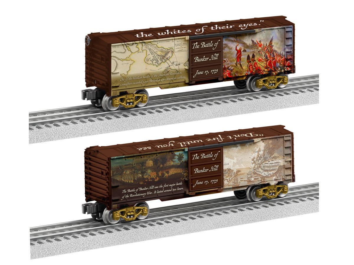 O RTR Battle of Bunker Hill 250th Anniversary Boxcar