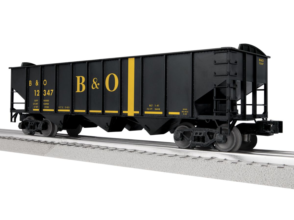 O B&O 3-Bay Hopper w/Peaked Ends #12347