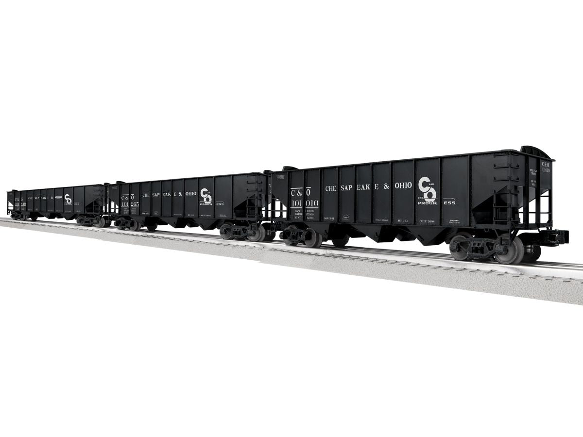 O C&O 3-Bay Hopper w/Peaked Ends 3 Pack A (not shown)