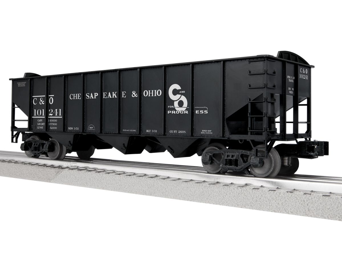 O C&O 3-Bay Hopper w/Peaked Ends #101241
