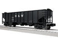 O N&W 3-Bay Hopper w/Peaked Ends #21348