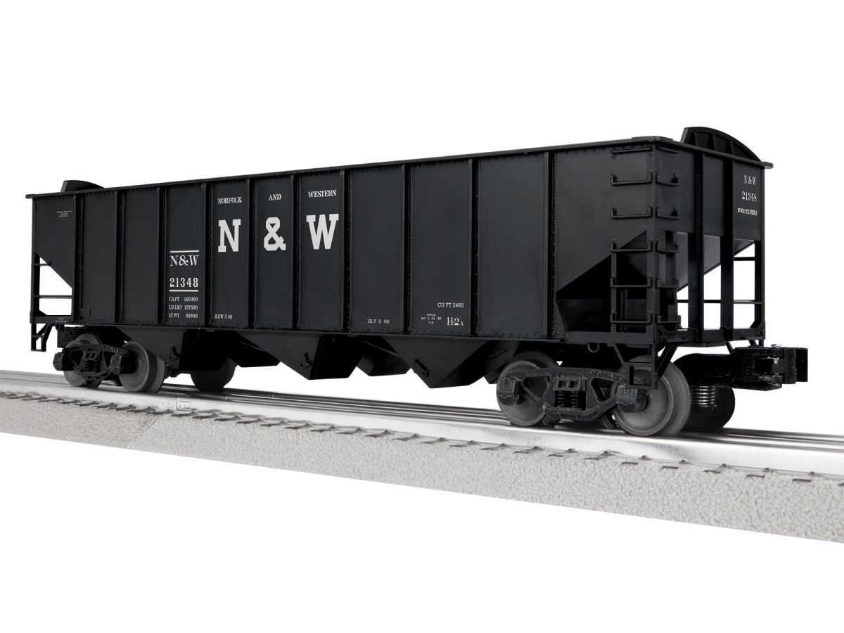 O N&W 3-Bay Hopper w/Peaked Ends #21348