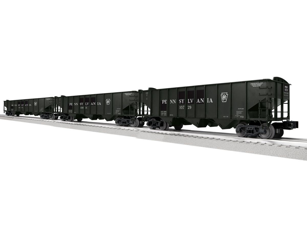 O PRR 3-Bay Hopper w/Peaked Ends 3 Pack B (not shown)