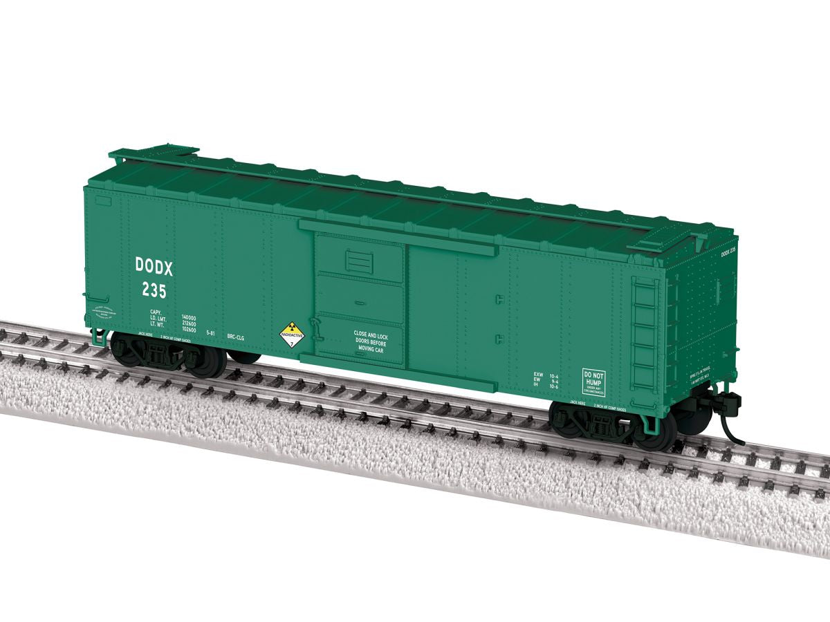 HO RTR Dept. of Defense Glow In Dark Sound Boxcar #235