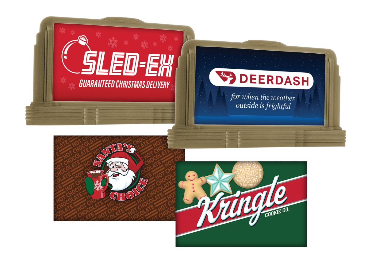 HO RTR Christmas Billboard 2 Pack