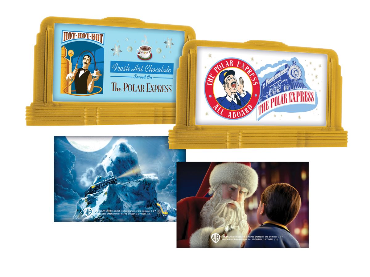 HO RTR Polar Express Billboard 2 Pack