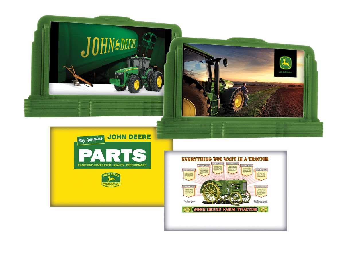HO RTR John Deere Billboard 2 Pack