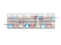 O RTR Patriotic Lighted FasTrack 10 Straight 4-Pack