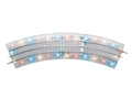 O RTR Patriotic Lighted FasTrack O36 Curved 4-Pack