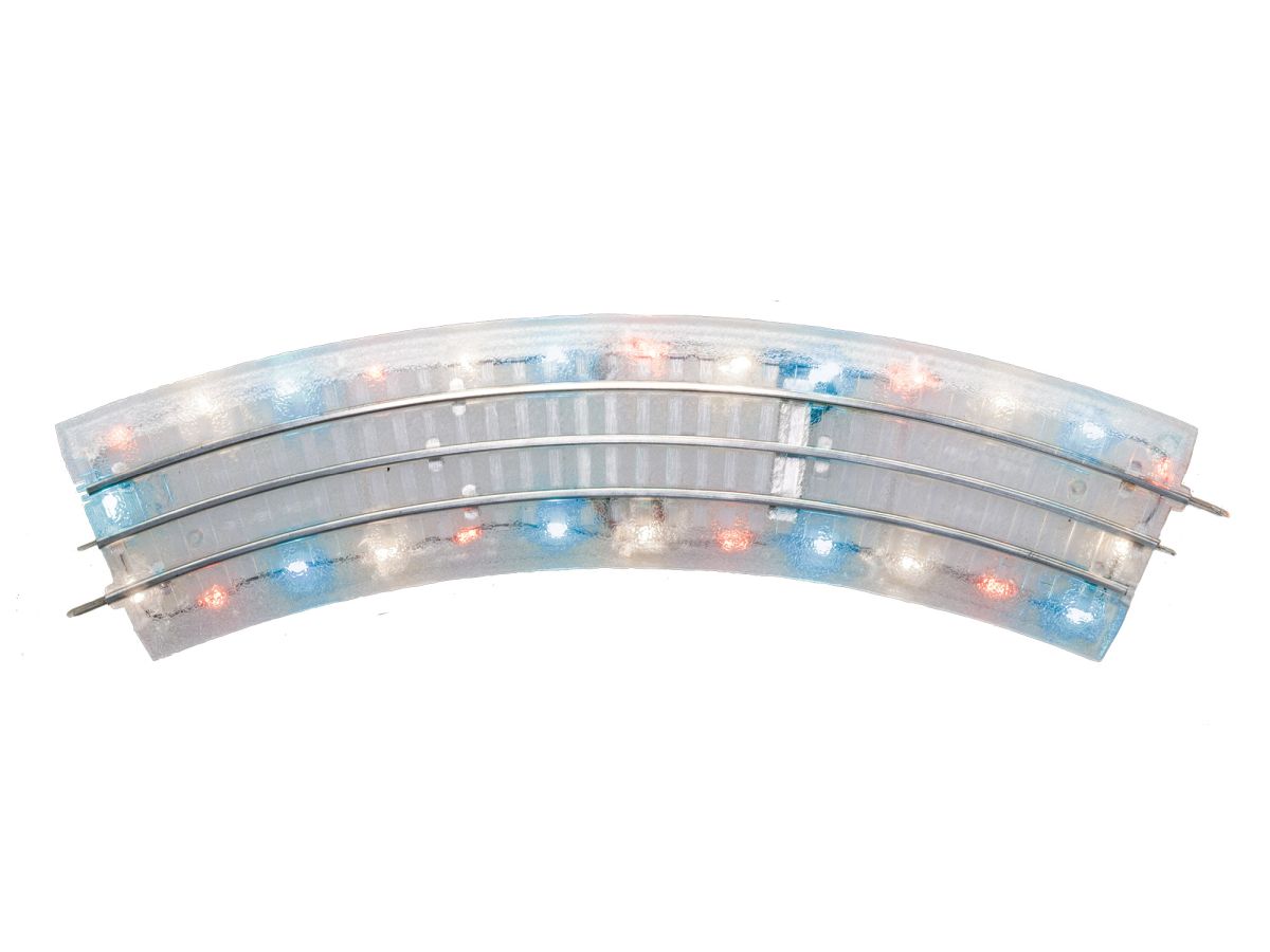 O RTR Patriotic Lighted FasTrack O36 Curved 4-Pack