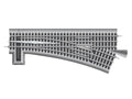O RTR FasTrack O60 Turnout - Left