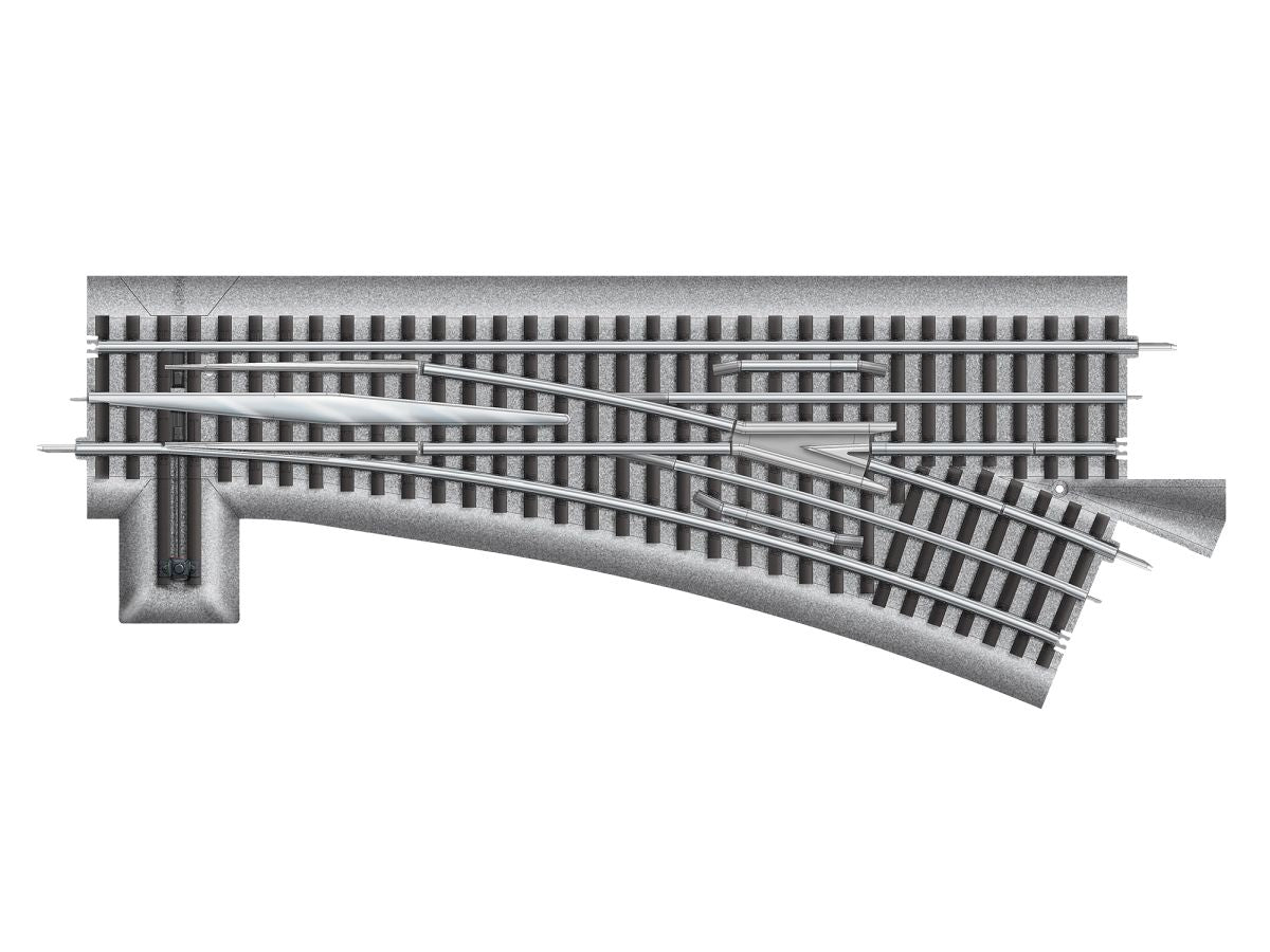 O RTR FasTrack O60 Turnout - Left