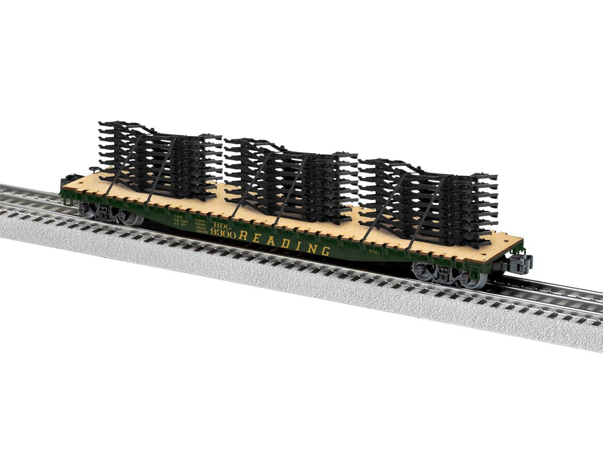 O RDG PS-4 Flatcar w/Auto Frame Load #9300