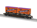 O Transylvania PS-4 Flatcar w/2 20' Trailers #103126