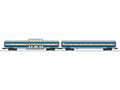 O Texas & Pacific Aluminum 18in Passenger 2 Pack